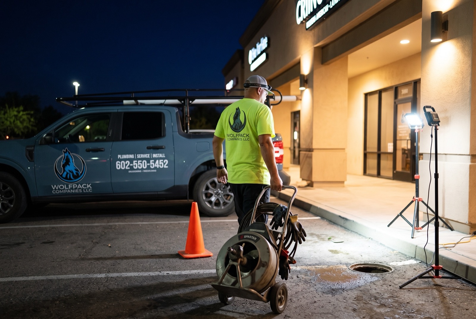 Emergency response at night